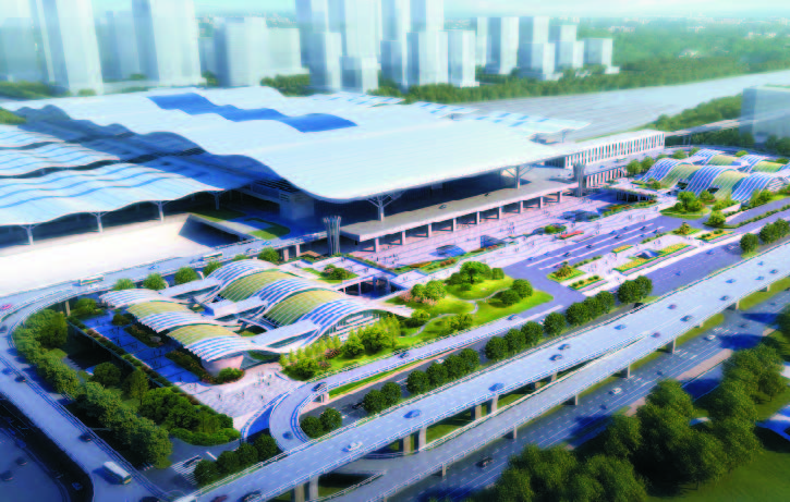長沙市火車南站站前東廣場(chǎng)工程